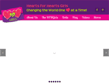 Tablet Screenshot of hearts4heartsgirls.com